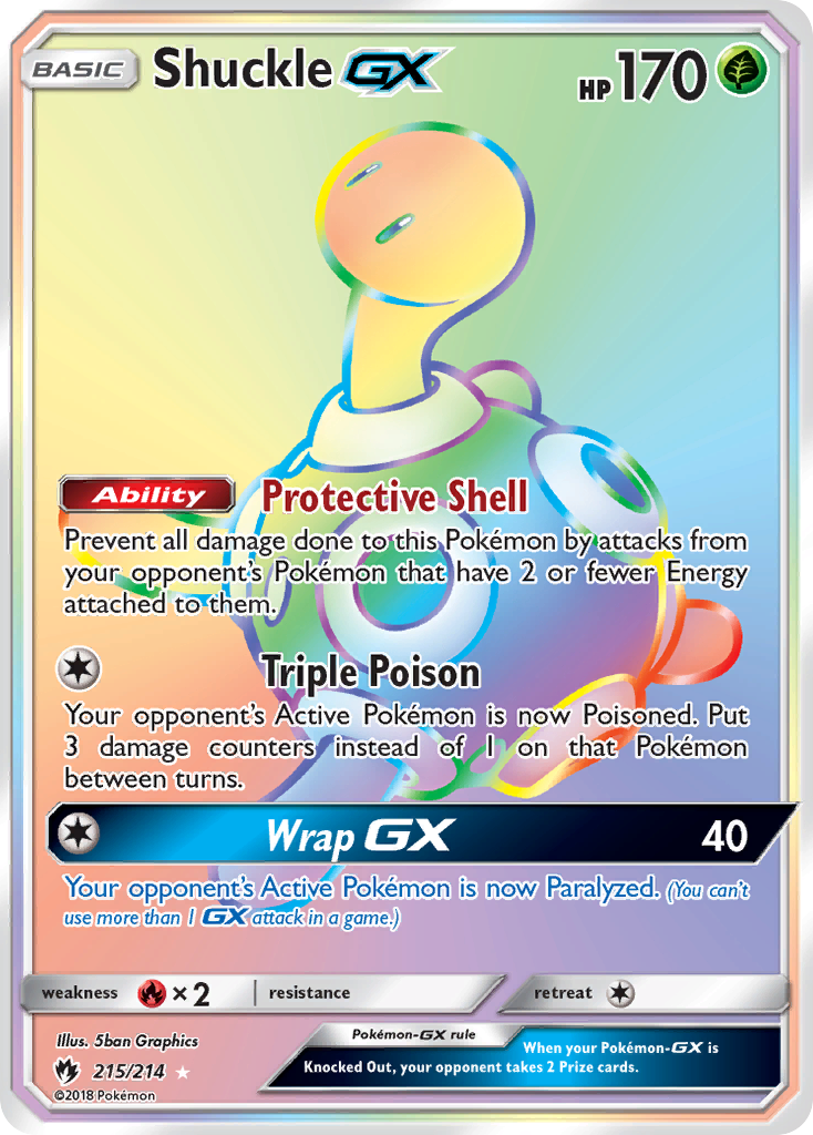 Shuckle GX (215/214) [Sun & Moon: Lost Thunder] | Exor Games Bridgewater