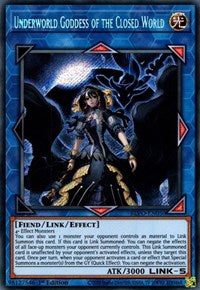 Underworld Goddess of the Closed World [BLVO-EN050] Secret Rare | Exor Games Bridgewater