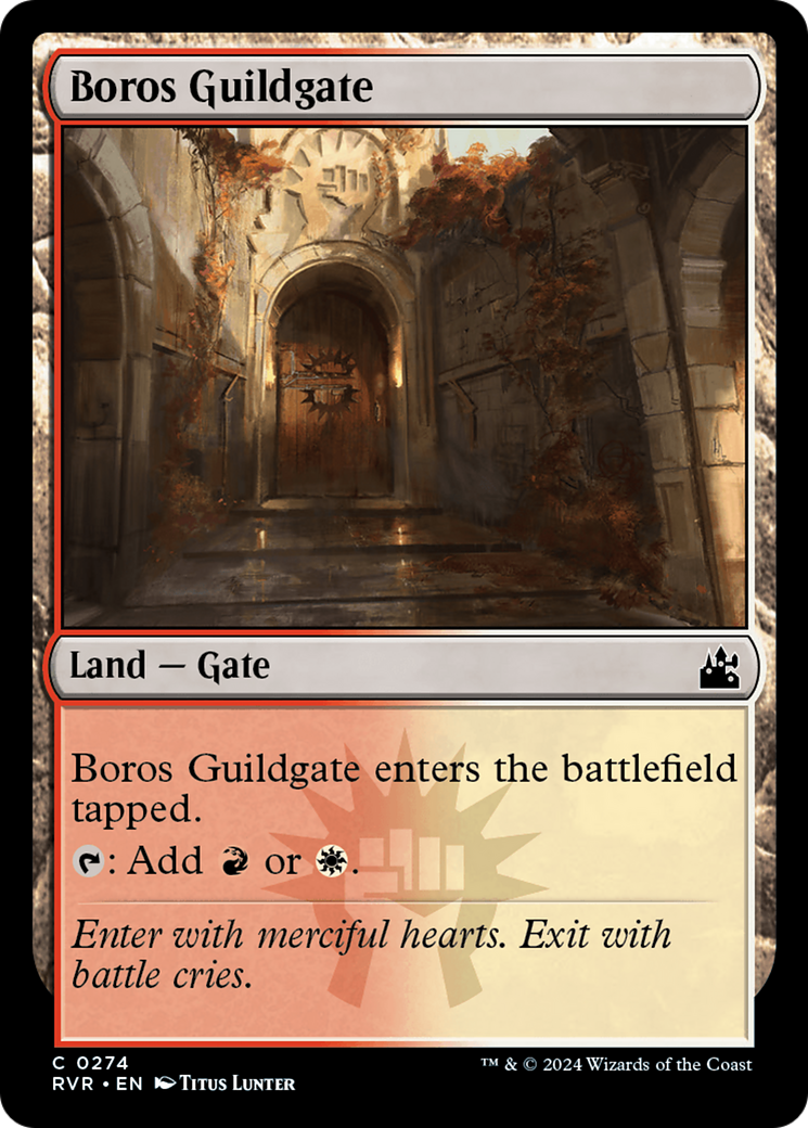 Boros Guildgate [Ravnica Remastered] | Exor Games Bridgewater