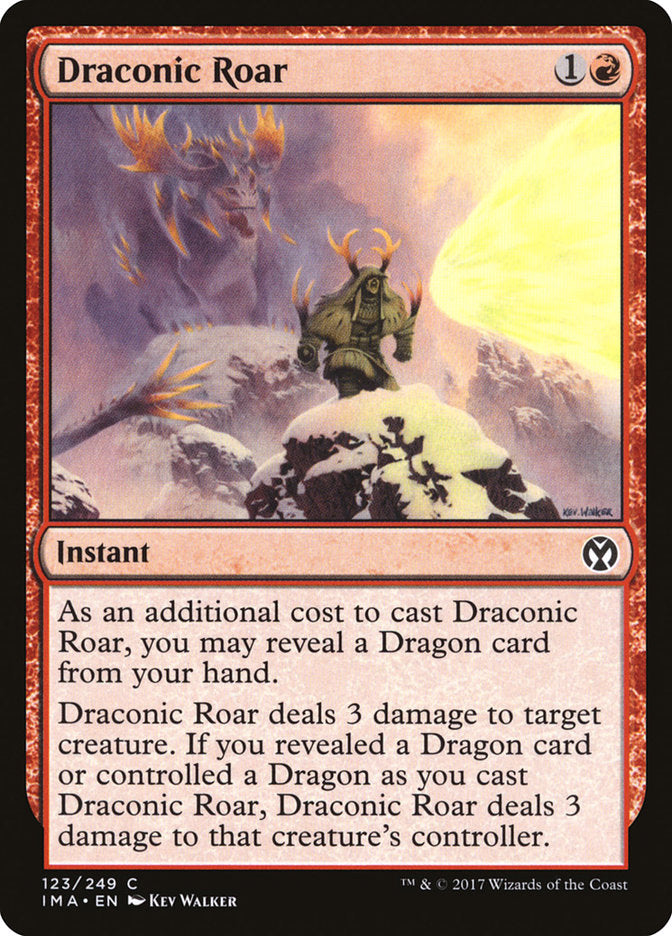 Draconic Roar [Iconic Masters] | Exor Games Bridgewater