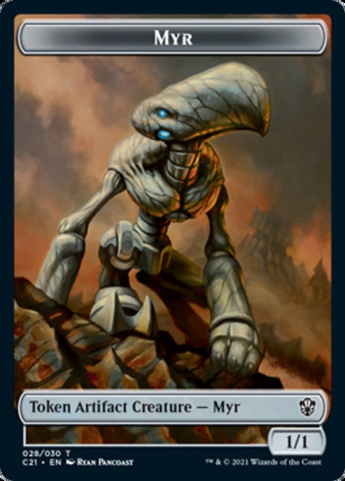 Myr // Treasure Token [Commander 2021 Tokens] | Exor Games Bridgewater