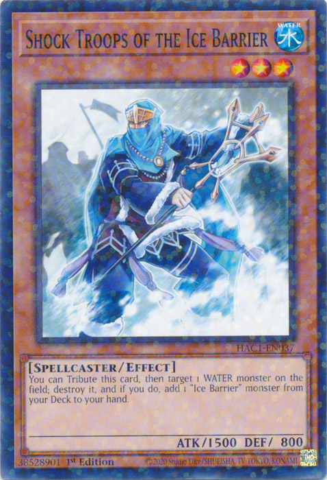 Shock Troops of the Ice Barrier (Duel Terminal) [HAC1-EN037] Common | Exor Games Bridgewater