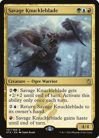 Savage Knuckleblade [Khans of Tarkir] | Exor Games Bridgewater