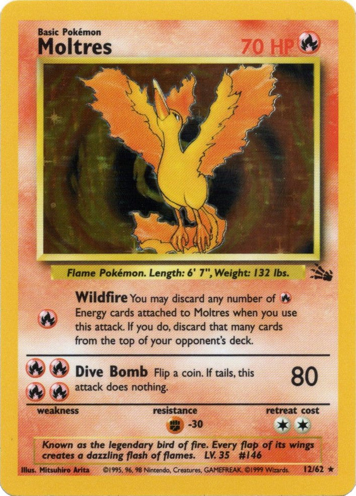 Moltres (12/62) [Fossil Unlimited] | Exor Games Bridgewater