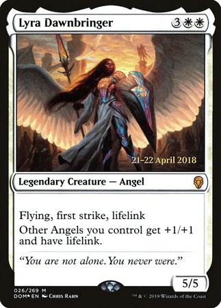 Lyra Dawnbringer [Dominaria Promos] | Exor Games Bridgewater