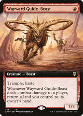 Wayward Guide-Beast (Extended Art) [Zendikar Rising] | Exor Games Bridgewater