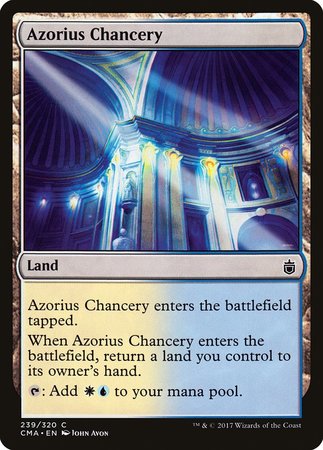 Azorius Chancery [Commander Anthology] | Exor Games Bridgewater