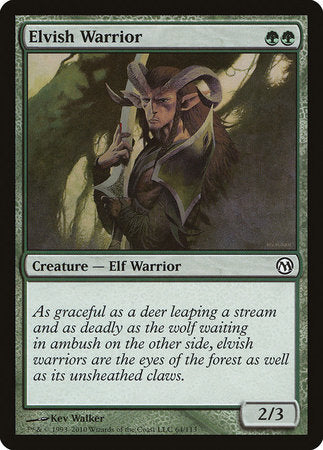 Elvish Warrior [Duels of the Planeswalkers] | Exor Games Bridgewater