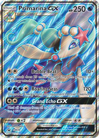 Primarina GX (SM39) (Jumbo Card) [Sun & Moon: Black Star Promos] | Exor Games Bridgewater