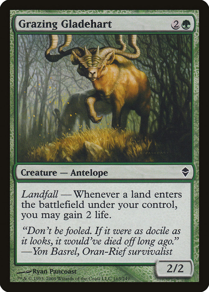 Grazing Gladehart [Zendikar] | Exor Games Bridgewater