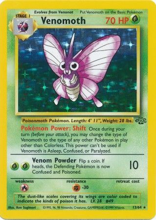 Venomoth (13/64) [Jungle Unlimited] | Exor Games Bridgewater