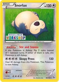 Snorlax (80/106) (Build-a-Bear Workshop Exclusive) [XY: Flashfire] | Exor Games Bridgewater