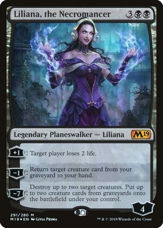 Liliana, the Necromancer [Core Set 2019] | Exor Games Bridgewater