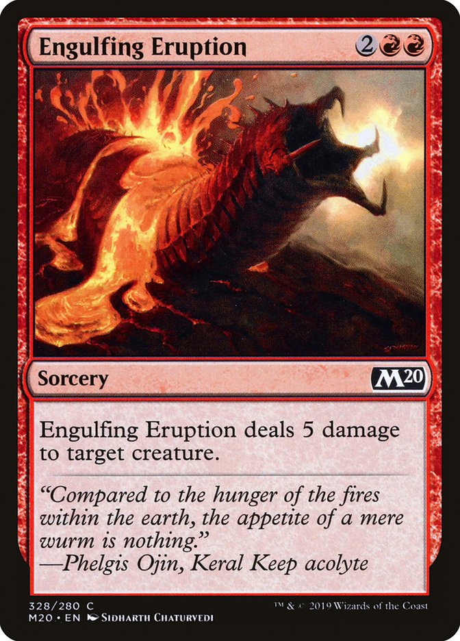 Engulfing Eruption [Core Set 2020] | Exor Games Bridgewater