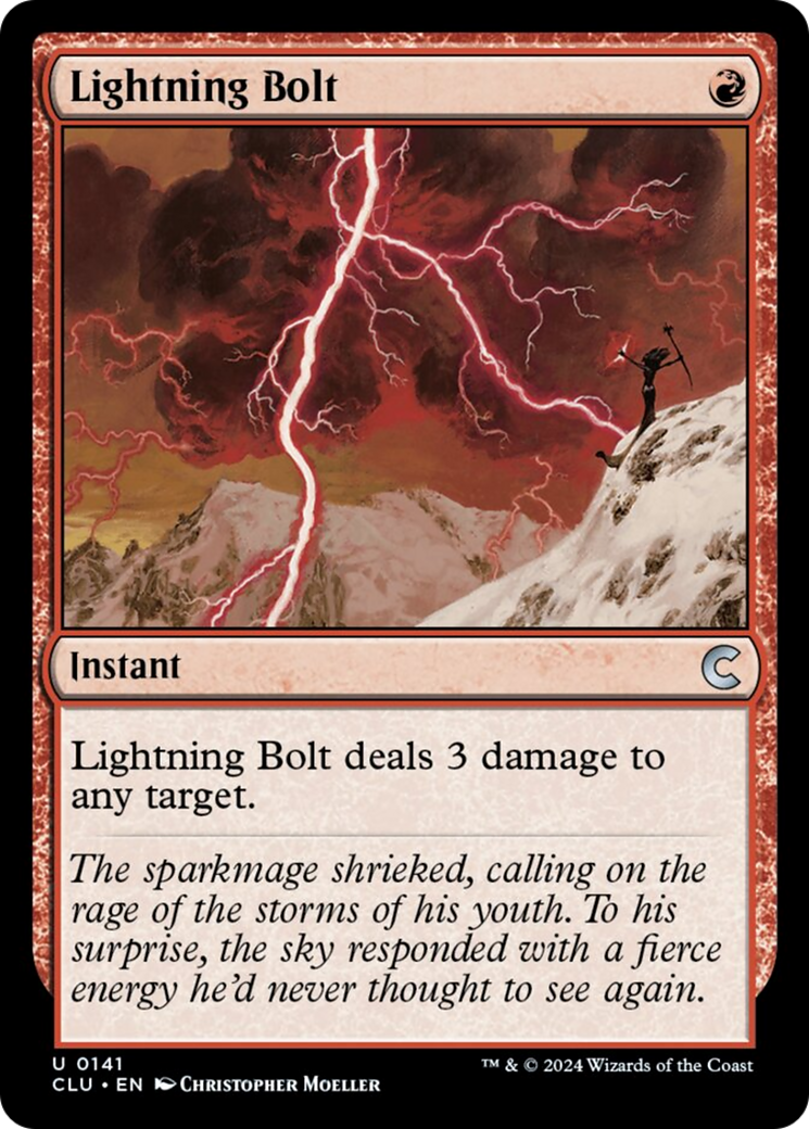 Lightning Bolt [Ravnica: Clue Edition] | Exor Games Bridgewater