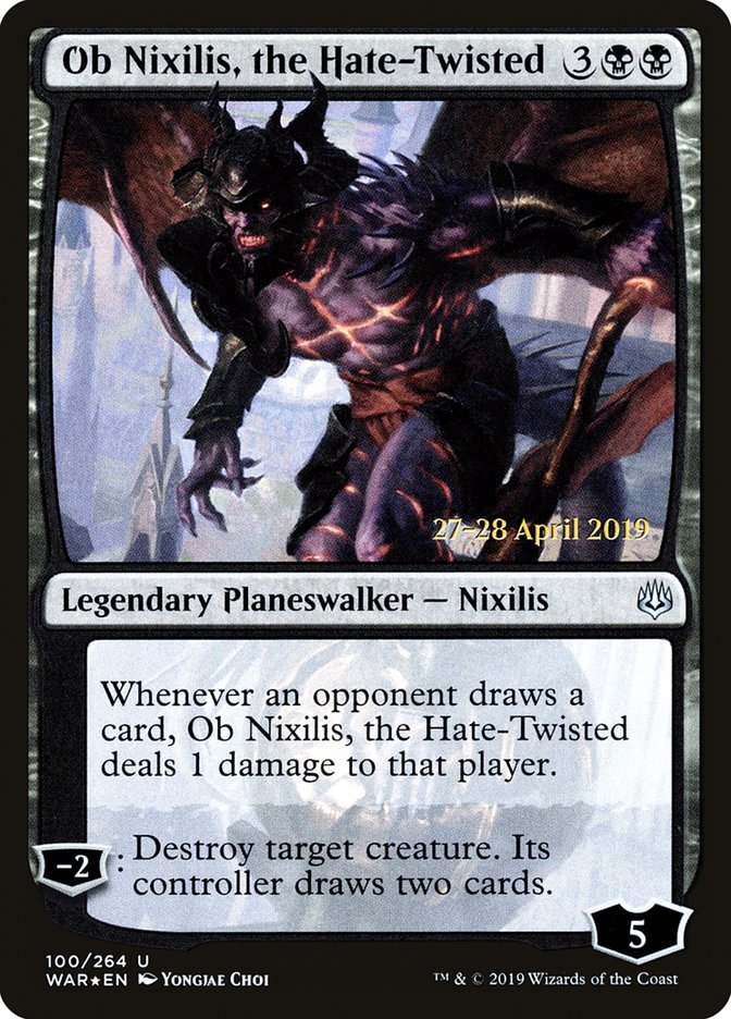 Ob Nixilis, the Hate-Twisted  [War of the Spark Prerelease Promos] | Exor Games Bridgewater