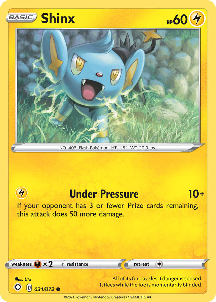 Shinx (031/072) [Sword & Shield: Shining Fates] | Exor Games Bridgewater