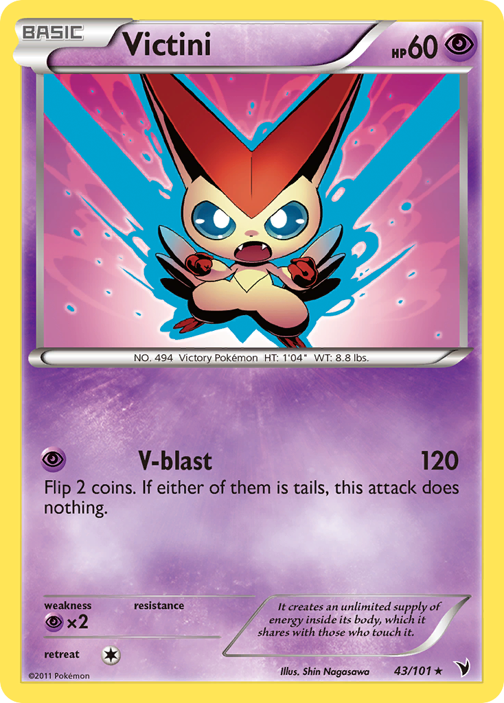 Victini (43/101) [Black & White: Noble Victories] | Exor Games Bridgewater