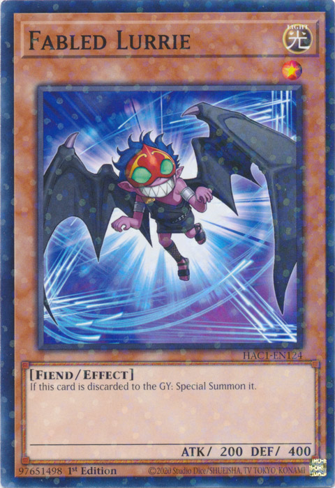 Fabled Lurrie (Duel Terminal) [HAC1-EN124] Common | Exor Games Bridgewater