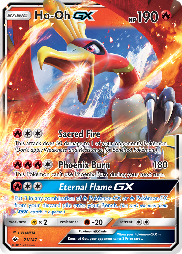 Ho-Oh GX (21/147) [Sun & Moon: Burning Shadows] | Exor Games Bridgewater