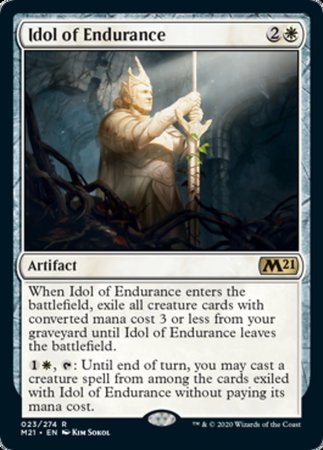 Idol of Endurance [Core Set 2021] | Exor Games Bridgewater