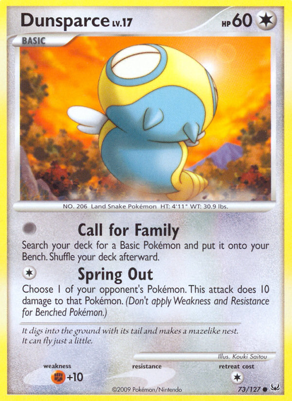 Dunsparce (73/127) [Platinum: Base Set] | Exor Games Bridgewater