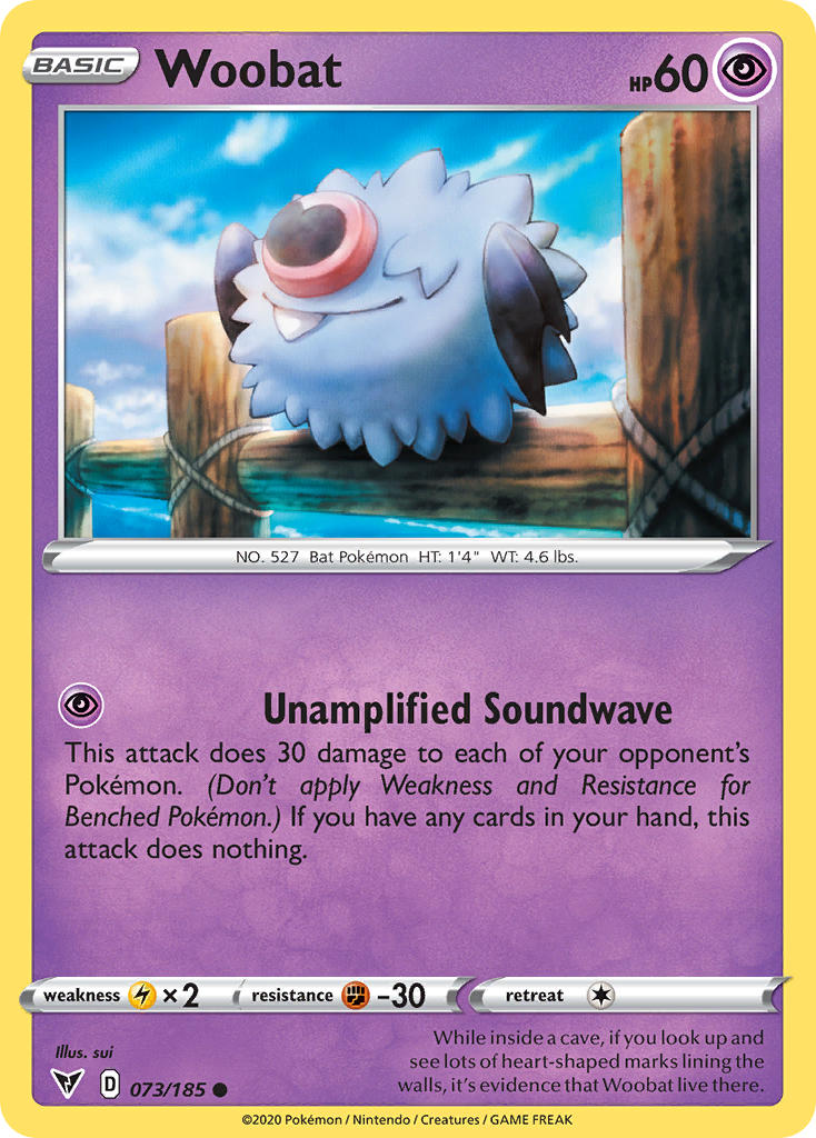 Woobat (073/185) [Sword & Shield: Vivid Voltage] | Exor Games Bridgewater