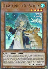 Speaker for the Ice Barriers [SDFC-EN003] Ultra Rare | Exor Games Bridgewater