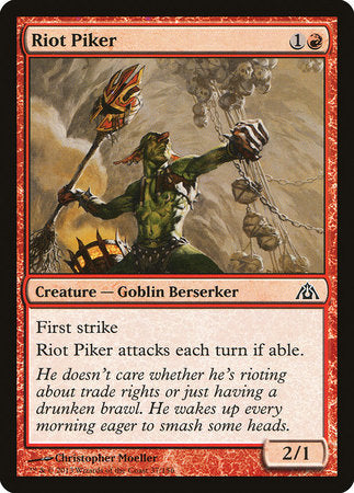 Riot Piker [Dragon's Maze] | Exor Games Bridgewater