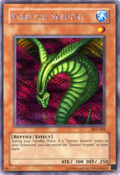 Sinister Serpent [SDD-002] Secret Rare | Exor Games Bridgewater