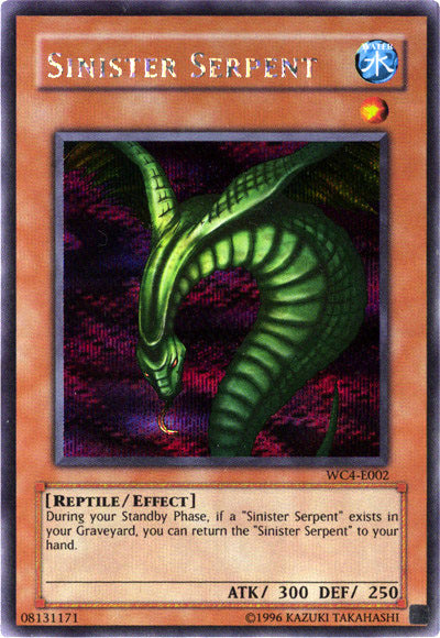 Sinister Serpent [WC4-E002] Prismatic Secret Rare | Exor Games Bridgewater