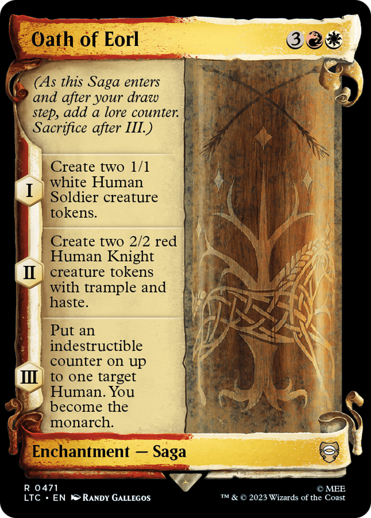 Oath of Eorl [The Lord of the Rings: Tales of Middle-Earth Commander Showcase Scrolls] | Exor Games Bridgewater