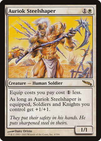 Auriok Steelshaper [Mirrodin] | Exor Games Bridgewater