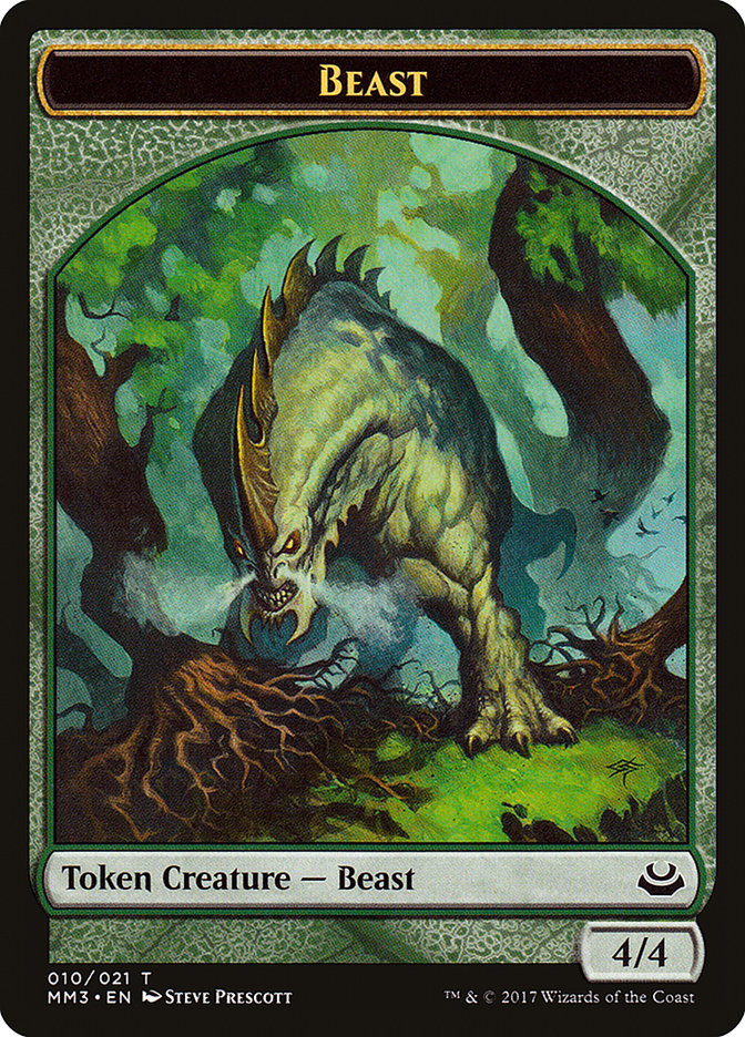 Beast (010/021) [Modern Masters 2017 Tokens] | Exor Games Bridgewater