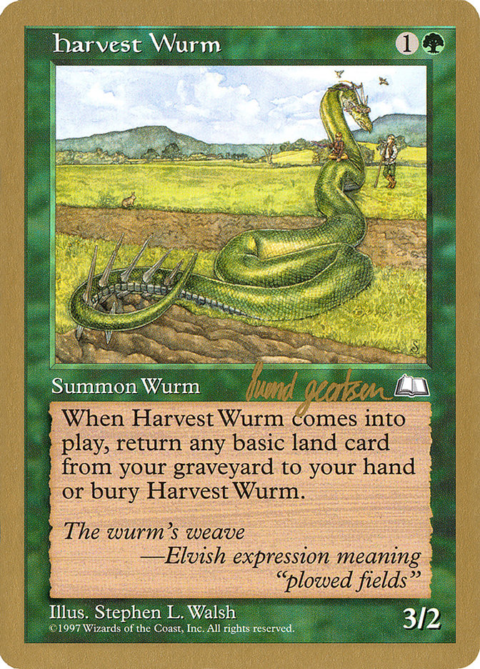 Harvest Wurm (Svend Geertsen) [World Championship Decks 1997] | Exor Games Bridgewater