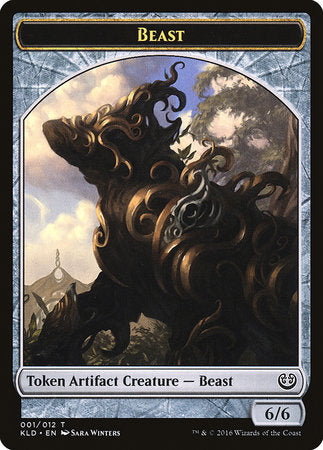 Beast Token (001) [Kaladesh Tokens] | Exor Games Bridgewater