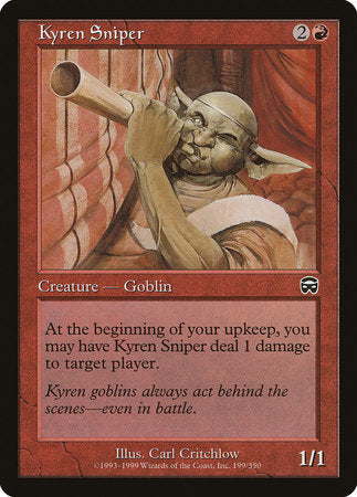 Kyren Sniper [Mercadian Masques] | Exor Games Bridgewater