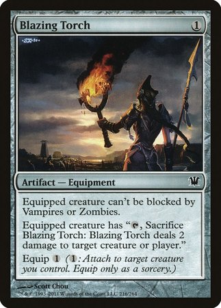 Blazing Torch [Innistrad] | Exor Games Bridgewater