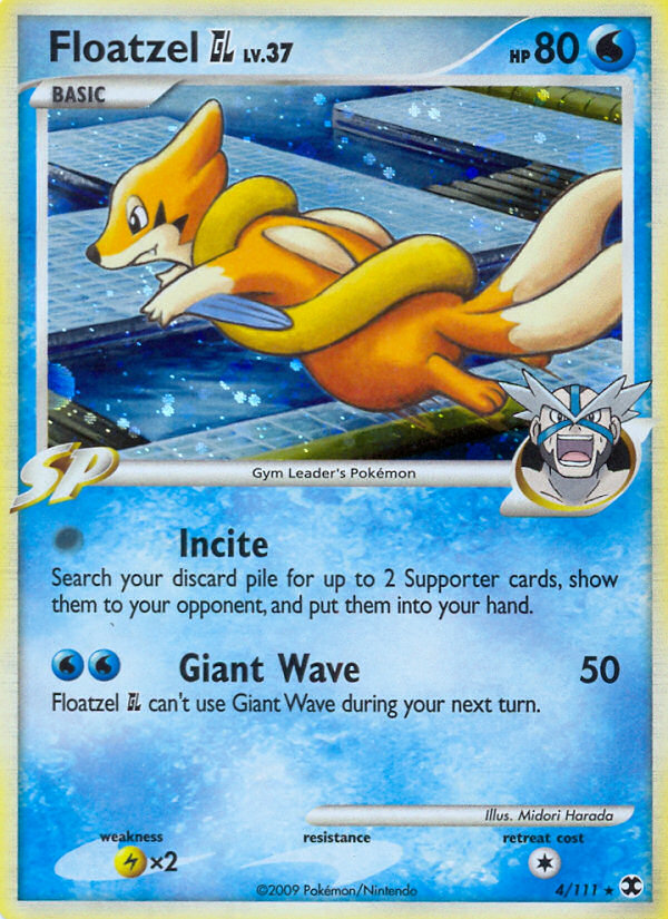 Floatzel GL (4/111) [Platinum: Rising Rivals] | Exor Games Bridgewater