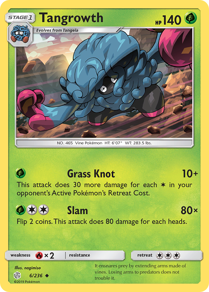 Tangrowth (6/236) [Sun & Moon: Cosmic Eclipse] | Exor Games Bridgewater