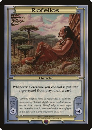 Rofellos (Oversize) [Vanguard Series] | Exor Games Bridgewater