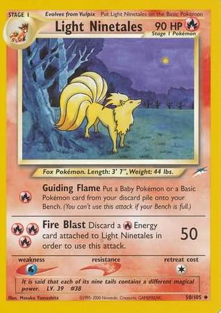 Light Ninetales (50/105) [Neo Destiny Unlimited] | Exor Games Bridgewater