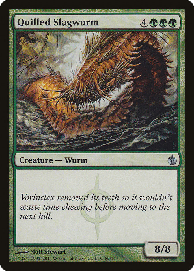 Quilled Slagwurm [Mirrodin Besieged] | Exor Games Bridgewater