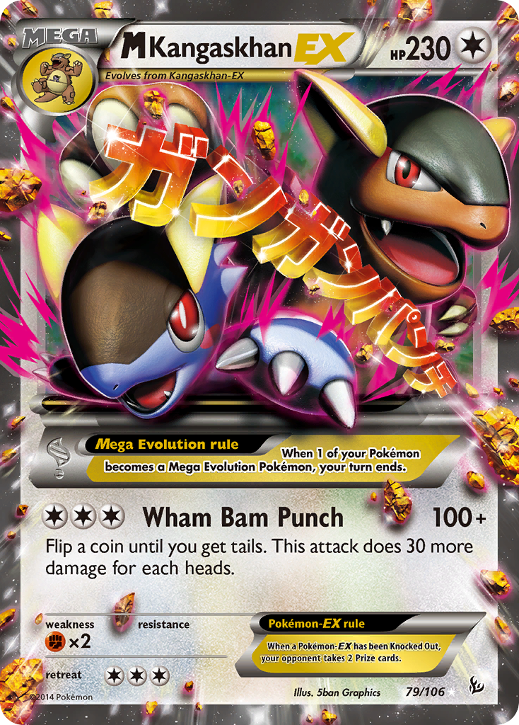 M Kangaskhan EX (79/106) [XY: Flashfire] | Exor Games Bridgewater