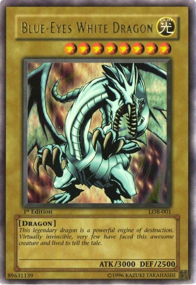 Blue-Eyes White Dragon [LOB-001] Ultra Rare | Exor Games Bridgewater