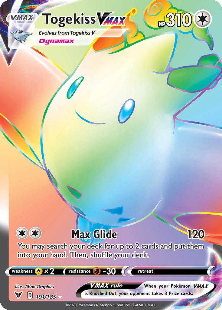 Togekiss VMAX (191/185) [Sword & Shield: Vivid Voltage] | Exor Games Bridgewater