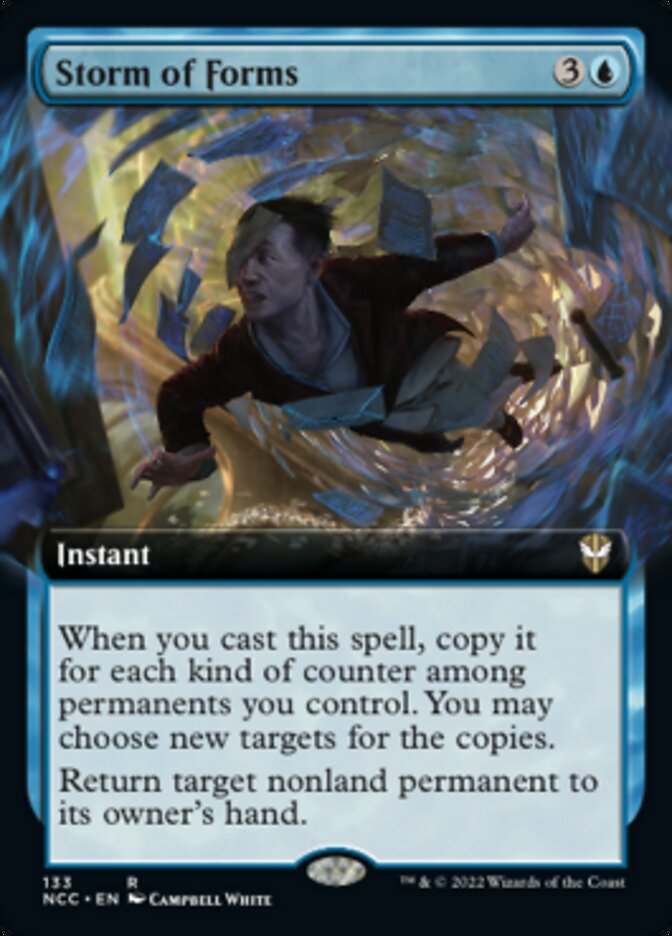 Storm of Forms (Extended Art) [Streets of New Capenna Commander] | Exor Games Bridgewater