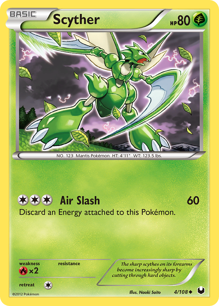 Scyther (4/108) [Black & White: Dark Explorers] | Exor Games Bridgewater