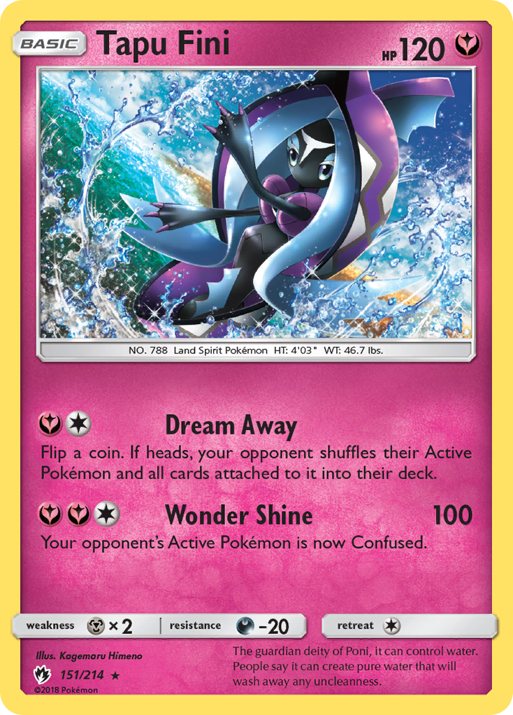 Tapu Fini (151/214) [Sun & Moon: Lost Thunder] | Exor Games Bridgewater