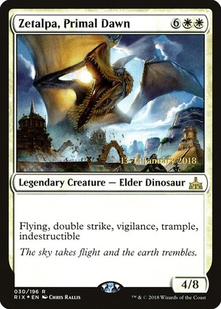 Zetalpa, Primal Dawn [Rivals of Ixalan Promos] | Exor Games Bridgewater